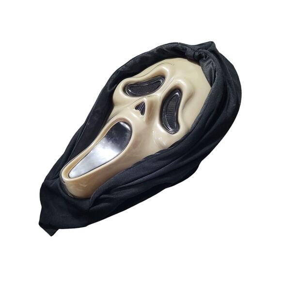 Scream Ghostface Mask With Black Hood Halloween Costume‎ Cosplay - Picture 3 of 7